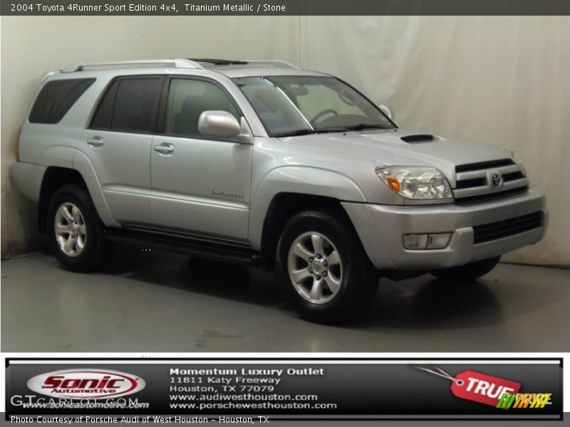 Titanium Metallic / Stone 2004 Toyota 4Runner Sport Edition 4x4