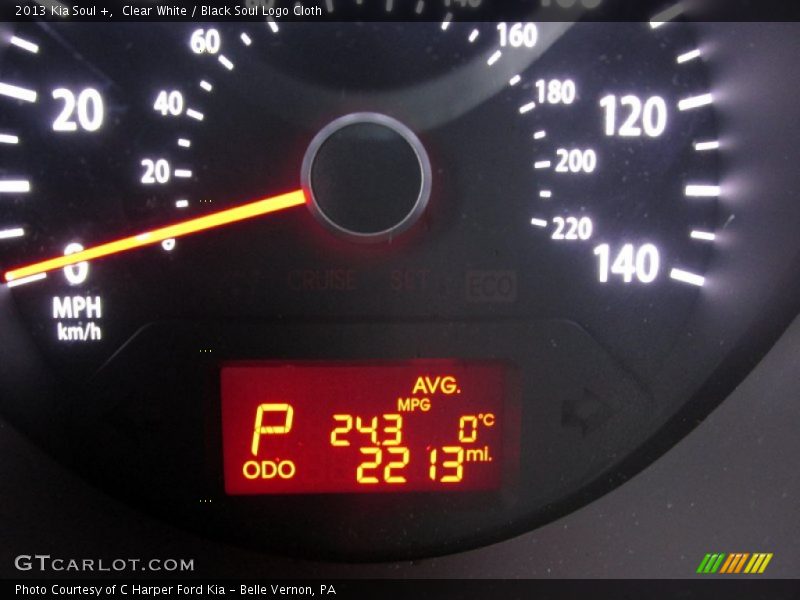 Clear White / Black Soul Logo Cloth 2013 Kia Soul +