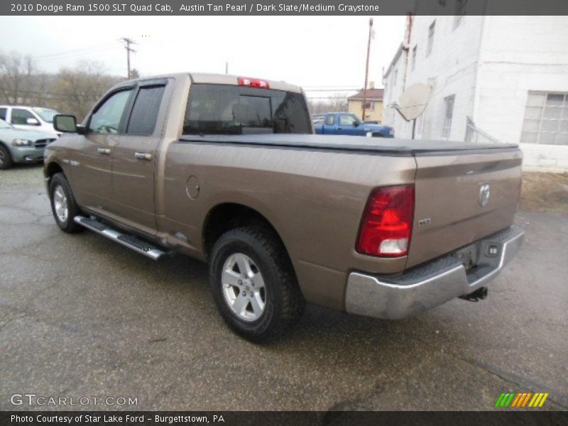 Austin Tan Pearl / Dark Slate/Medium Graystone 2010 Dodge Ram 1500 SLT Quad Cab