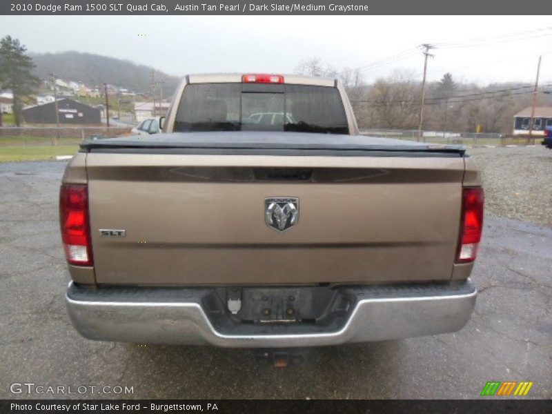 Austin Tan Pearl / Dark Slate/Medium Graystone 2010 Dodge Ram 1500 SLT Quad Cab