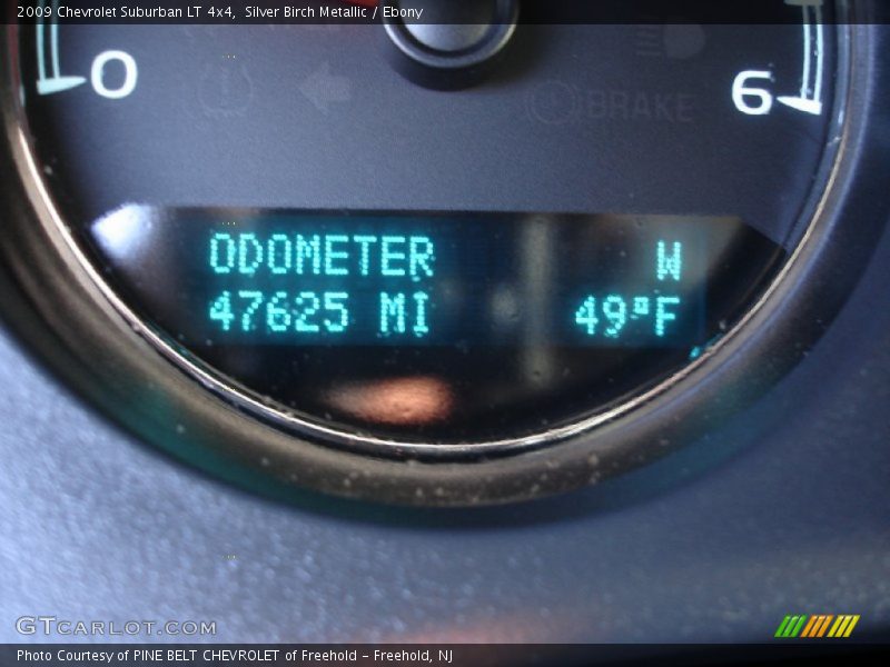 Silver Birch Metallic / Ebony 2009 Chevrolet Suburban LT 4x4