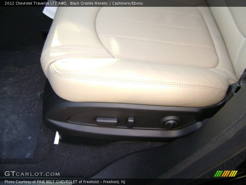 Black Granite Metallic / Cashmere/Ebony 2012 Chevrolet Traverse LTZ AWD