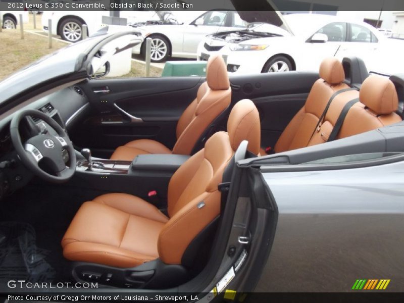 Front Seat of 2012 IS 350 C Convertible