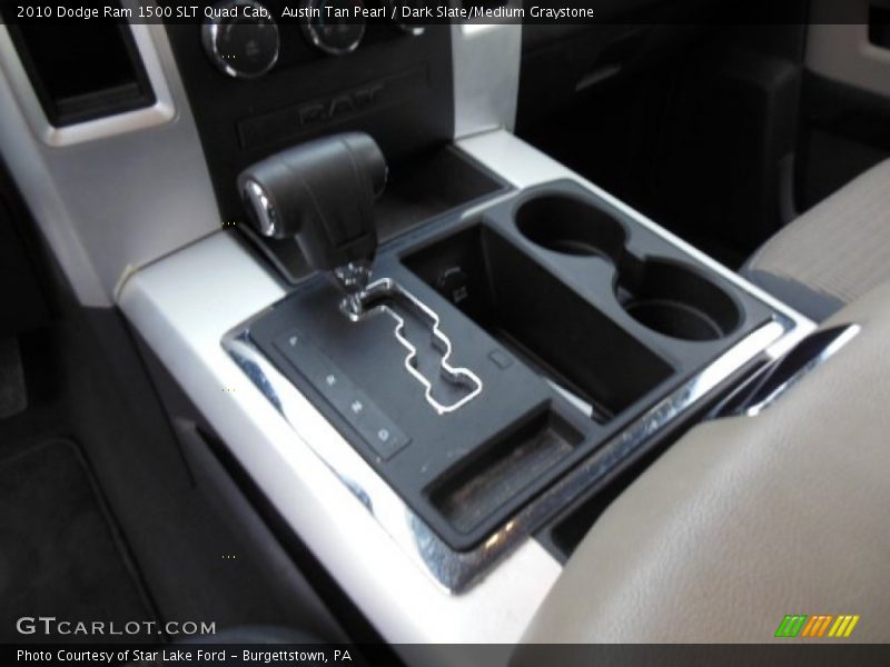 Austin Tan Pearl / Dark Slate/Medium Graystone 2010 Dodge Ram 1500 SLT Quad Cab