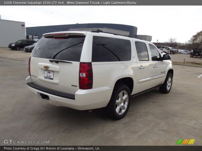 White Diamond Tricoat / Light Cashmere/Ebony 2008 Chevrolet Suburban 1500 LTZ 4x4