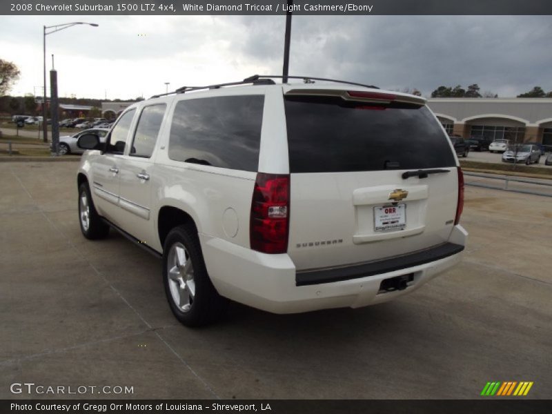White Diamond Tricoat / Light Cashmere/Ebony 2008 Chevrolet Suburban 1500 LTZ 4x4
