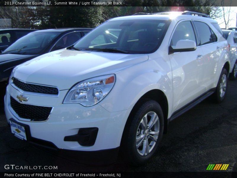 Summit White / Light Titanium/Jet Black 2013 Chevrolet Equinox LT