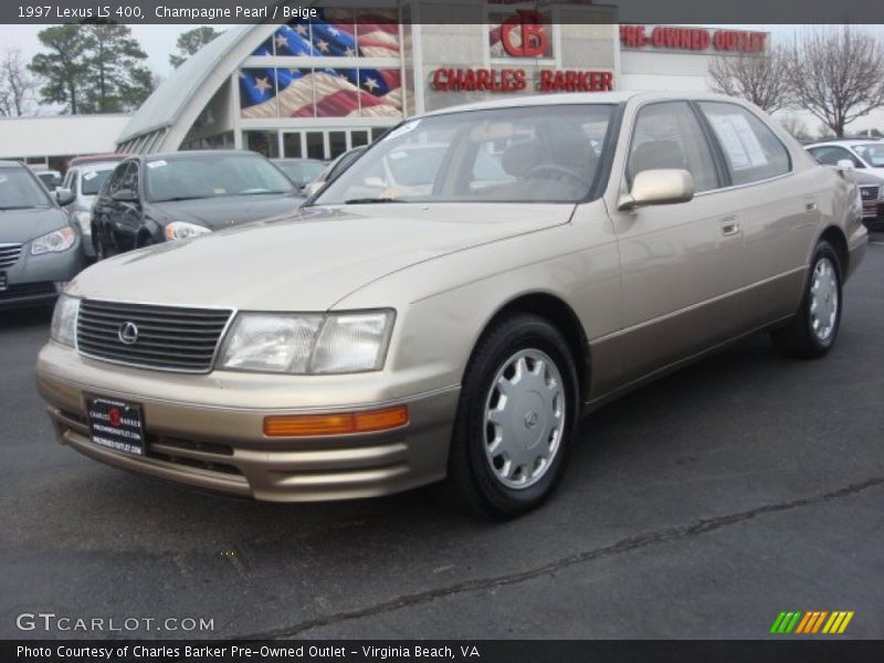 Champagne Pearl / Beige 1997 Lexus LS 400