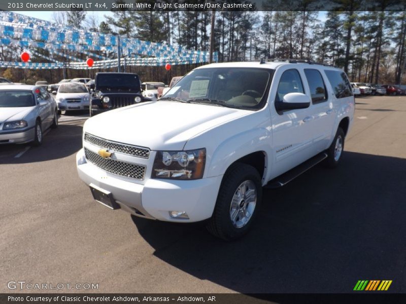 Summit White / Light Cashmere/Dark Cashmere 2013 Chevrolet Suburban LT 4x4