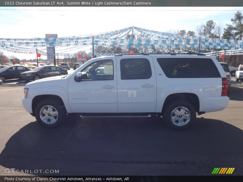Summit White / Light Cashmere/Dark Cashmere 2013 Chevrolet Suburban LT 4x4