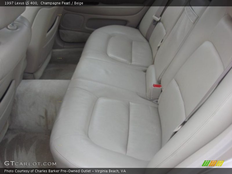 Rear Seat of 1997 LS 400