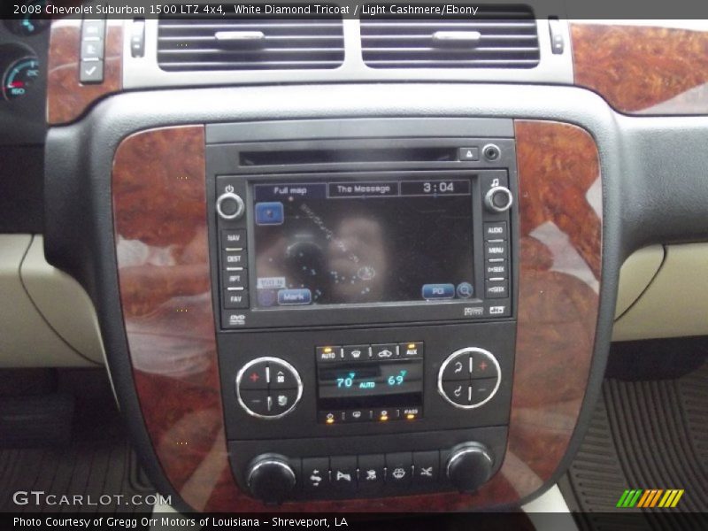 White Diamond Tricoat / Light Cashmere/Ebony 2008 Chevrolet Suburban 1500 LTZ 4x4