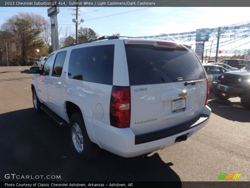 Summit White / Light Cashmere/Dark Cashmere 2013 Chevrolet Suburban LT 4x4