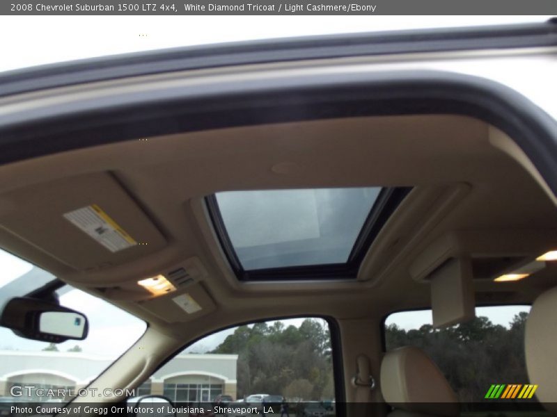 White Diamond Tricoat / Light Cashmere/Ebony 2008 Chevrolet Suburban 1500 LTZ 4x4
