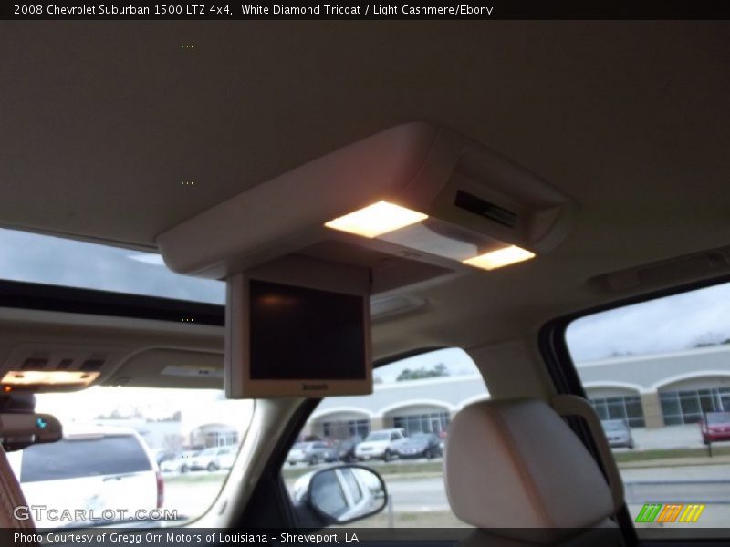 White Diamond Tricoat / Light Cashmere/Ebony 2008 Chevrolet Suburban 1500 LTZ 4x4