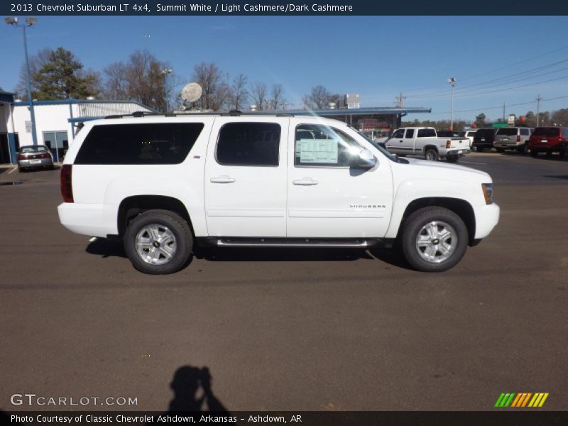 Summit White / Light Cashmere/Dark Cashmere 2013 Chevrolet Suburban LT 4x4