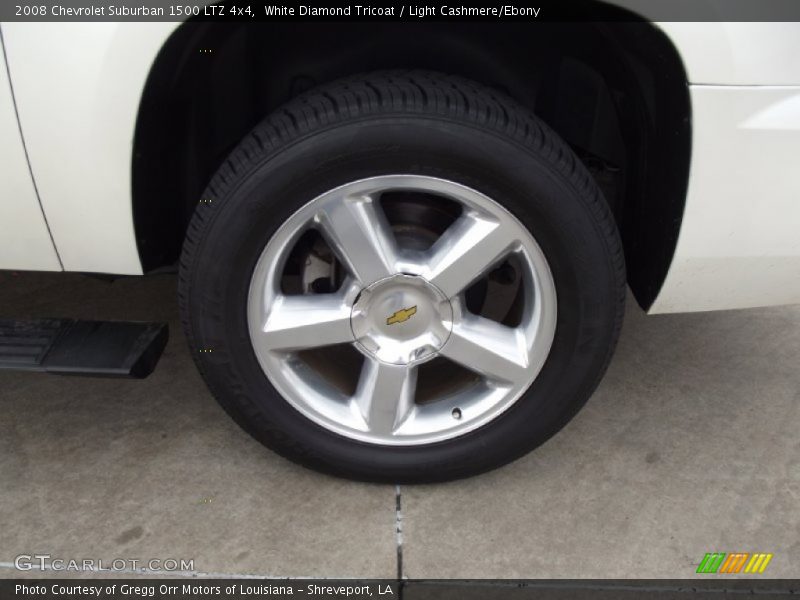 White Diamond Tricoat / Light Cashmere/Ebony 2008 Chevrolet Suburban 1500 LTZ 4x4