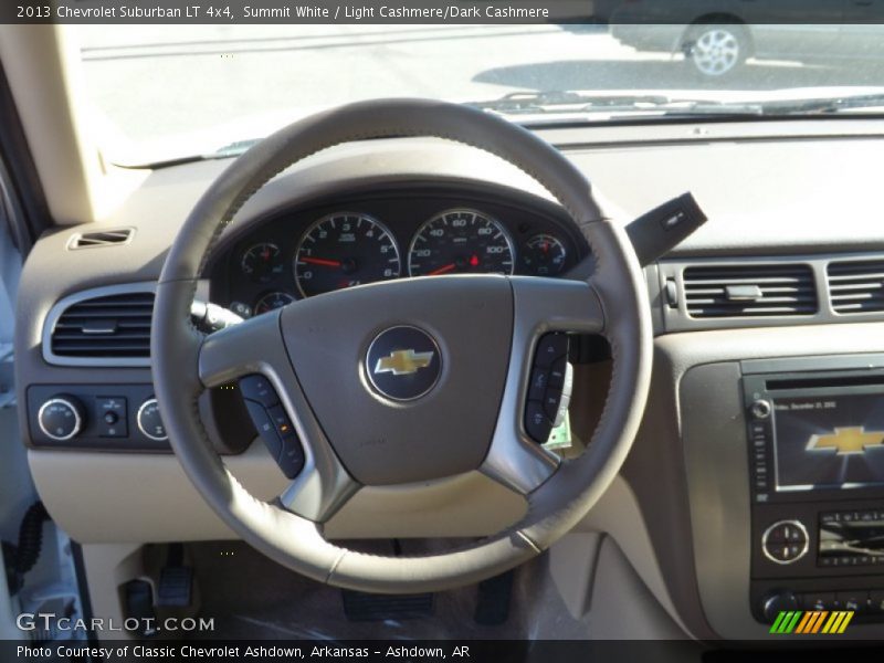 Summit White / Light Cashmere/Dark Cashmere 2013 Chevrolet Suburban LT 4x4