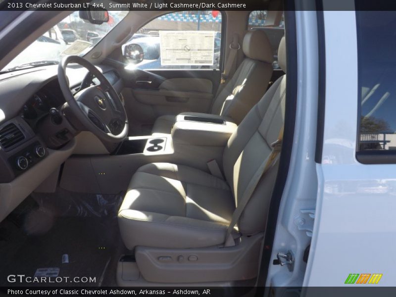 Summit White / Light Cashmere/Dark Cashmere 2013 Chevrolet Suburban LT 4x4