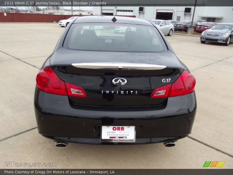 Black Obsidian / Graphite 2013 Infiniti G 37 Journey Sedan