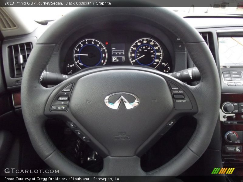 Black Obsidian / Graphite 2013 Infiniti G 37 Journey Sedan