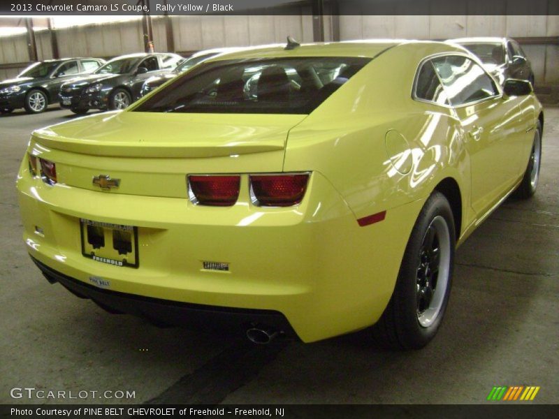 Rally Yellow / Black 2013 Chevrolet Camaro LS Coupe