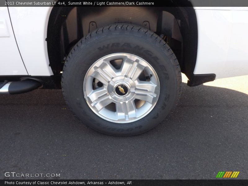 Summit White / Light Cashmere/Dark Cashmere 2013 Chevrolet Suburban LT 4x4