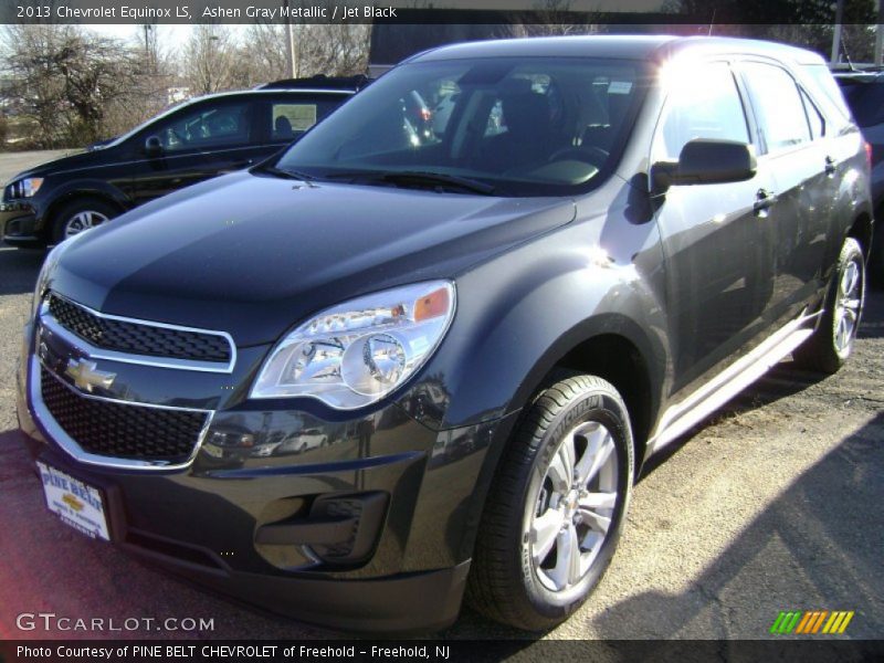 Ashen Gray Metallic / Jet Black 2013 Chevrolet Equinox LS