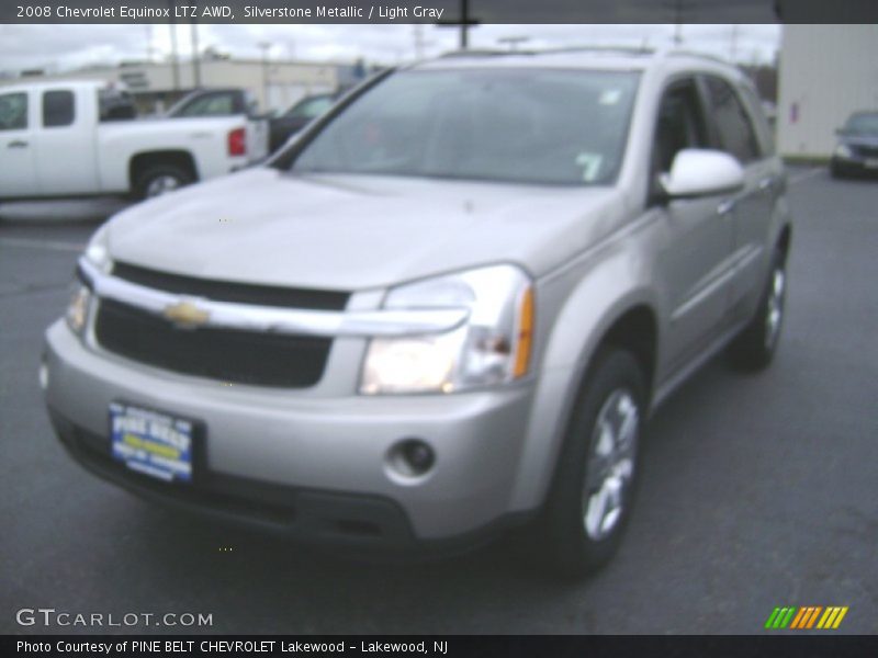 Silverstone Metallic / Light Gray 2008 Chevrolet Equinox LTZ AWD