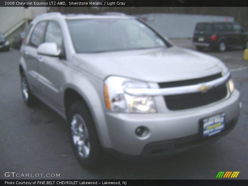 Silverstone Metallic / Light Gray 2008 Chevrolet Equinox LTZ AWD