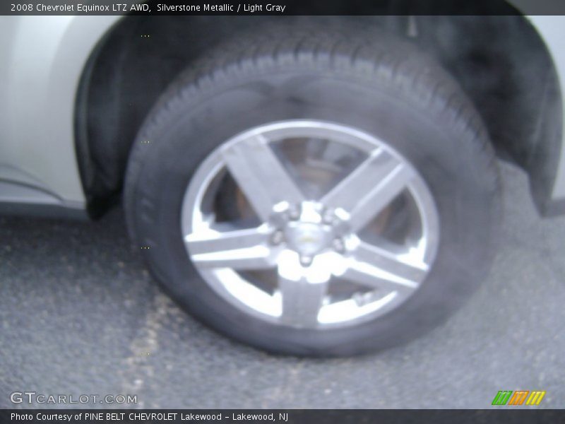 Silverstone Metallic / Light Gray 2008 Chevrolet Equinox LTZ AWD
