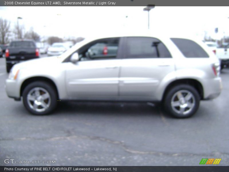 Silverstone Metallic / Light Gray 2008 Chevrolet Equinox LTZ AWD
