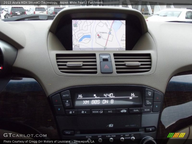 Aspen White Pearl / Parchment 2013 Acura MDX SH-AWD Technology