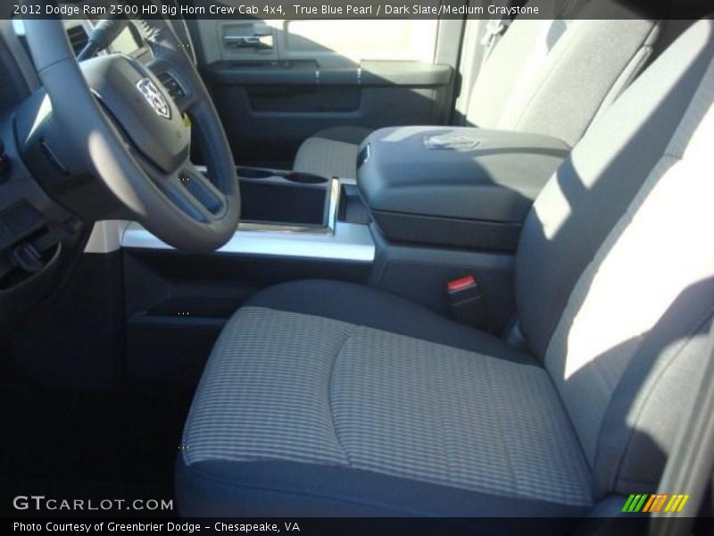 True Blue Pearl / Dark Slate/Medium Graystone 2012 Dodge Ram 2500 HD Big Horn Crew Cab 4x4