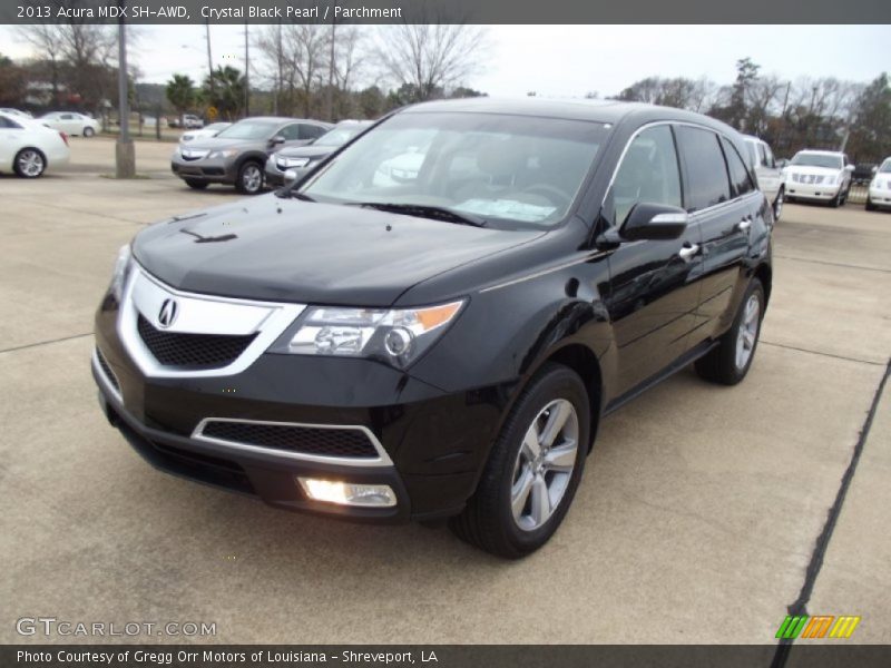 Crystal Black Pearl / Parchment 2013 Acura MDX SH-AWD