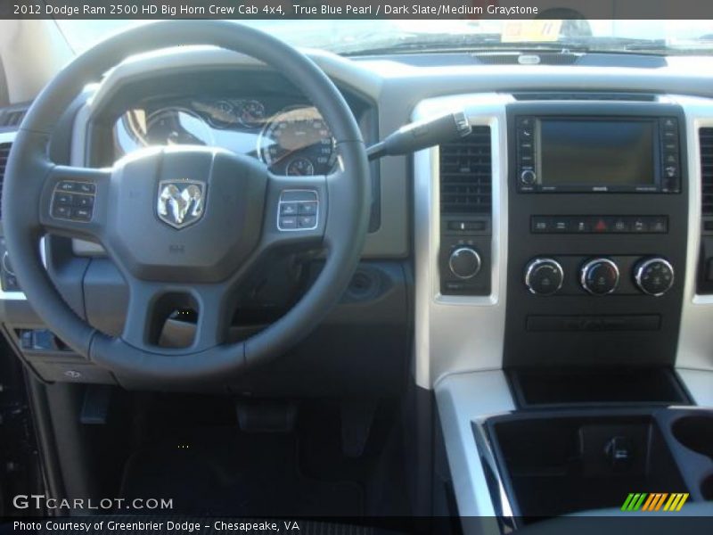 True Blue Pearl / Dark Slate/Medium Graystone 2012 Dodge Ram 2500 HD Big Horn Crew Cab 4x4