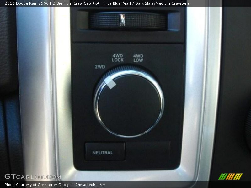 True Blue Pearl / Dark Slate/Medium Graystone 2012 Dodge Ram 2500 HD Big Horn Crew Cab 4x4