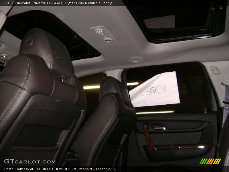 Cyber Gray Metallic / Ebony 2013 Chevrolet Traverse LTZ AWD