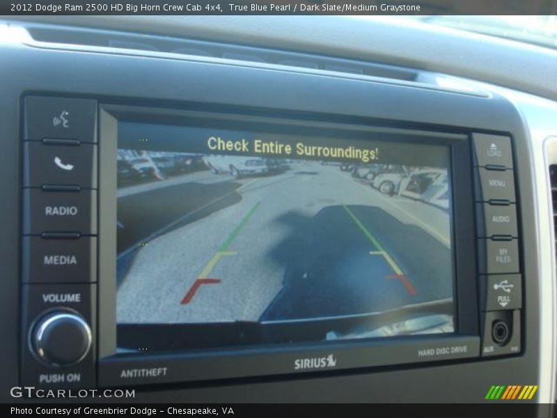 True Blue Pearl / Dark Slate/Medium Graystone 2012 Dodge Ram 2500 HD Big Horn Crew Cab 4x4
