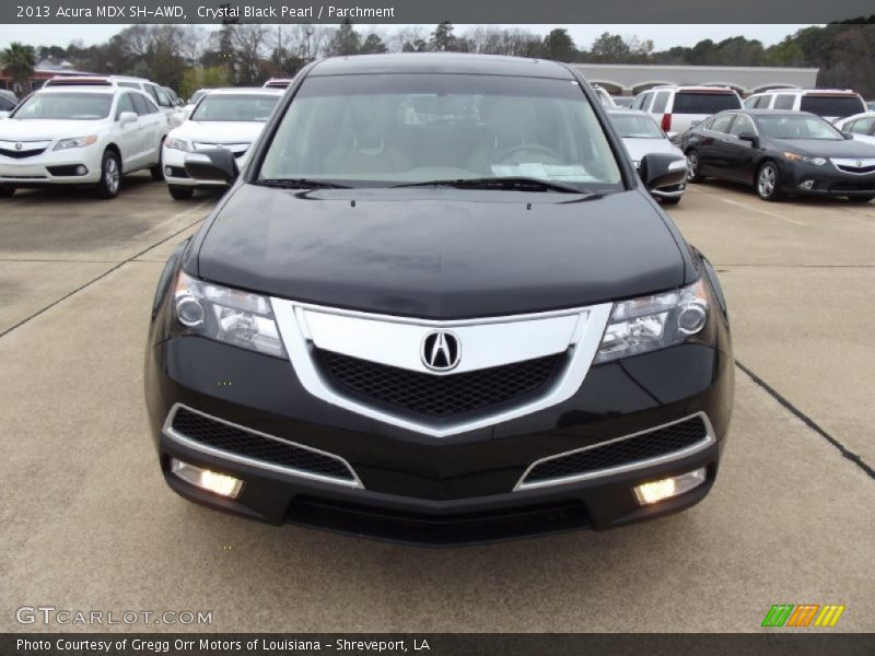 Crystal Black Pearl / Parchment 2013 Acura MDX SH-AWD