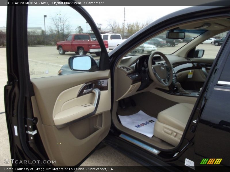 Crystal Black Pearl / Parchment 2013 Acura MDX SH-AWD