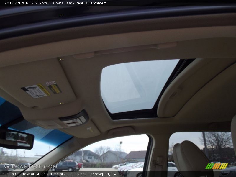 Crystal Black Pearl / Parchment 2013 Acura MDX SH-AWD