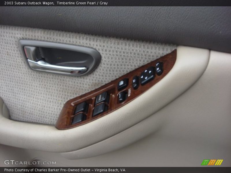 Timberline Green Pearl / Gray 2003 Subaru Outback Wagon