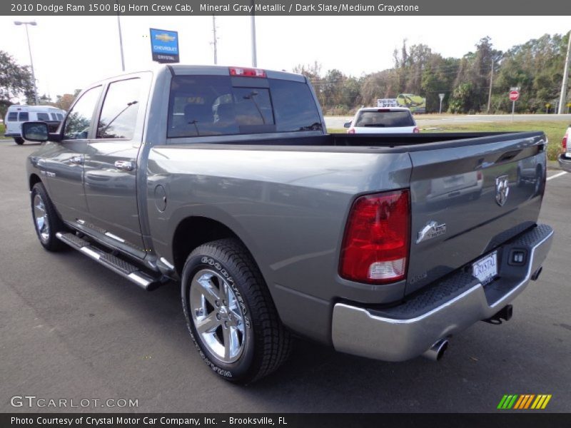 Mineral Gray Metallic / Dark Slate/Medium Graystone 2010 Dodge Ram 1500 Big Horn Crew Cab