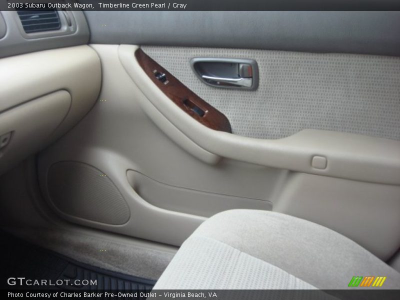 Timberline Green Pearl / Gray 2003 Subaru Outback Wagon
