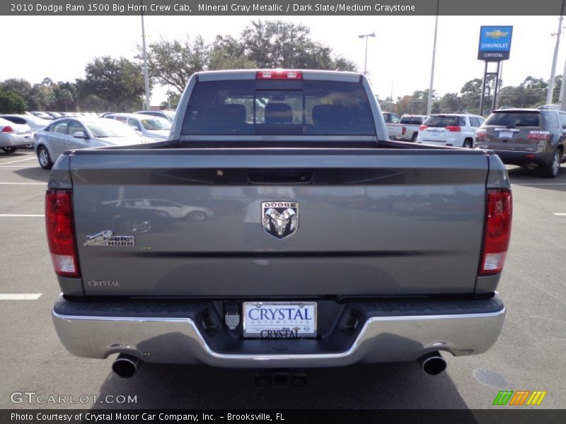 Mineral Gray Metallic / Dark Slate/Medium Graystone 2010 Dodge Ram 1500 Big Horn Crew Cab