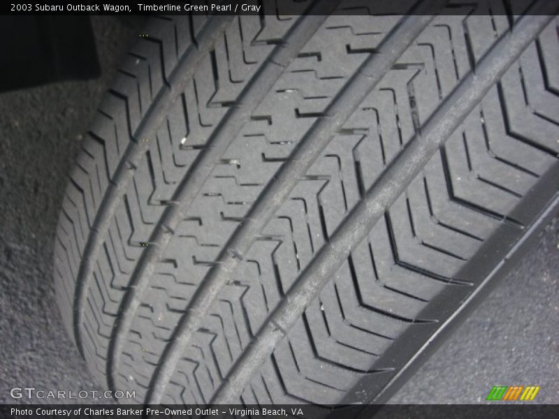 Timberline Green Pearl / Gray 2003 Subaru Outback Wagon