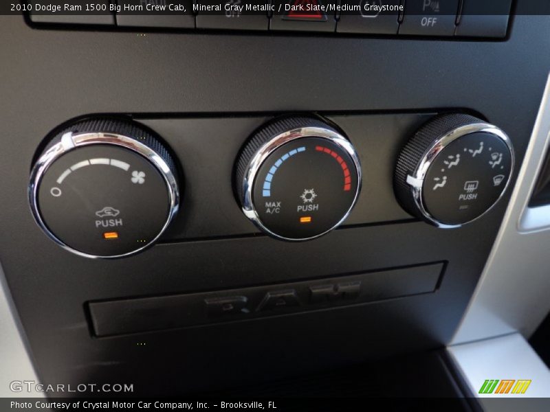 Mineral Gray Metallic / Dark Slate/Medium Graystone 2010 Dodge Ram 1500 Big Horn Crew Cab