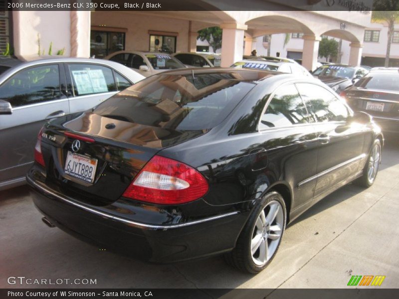 Black / Black 2006 Mercedes-Benz CLK 350 Coupe