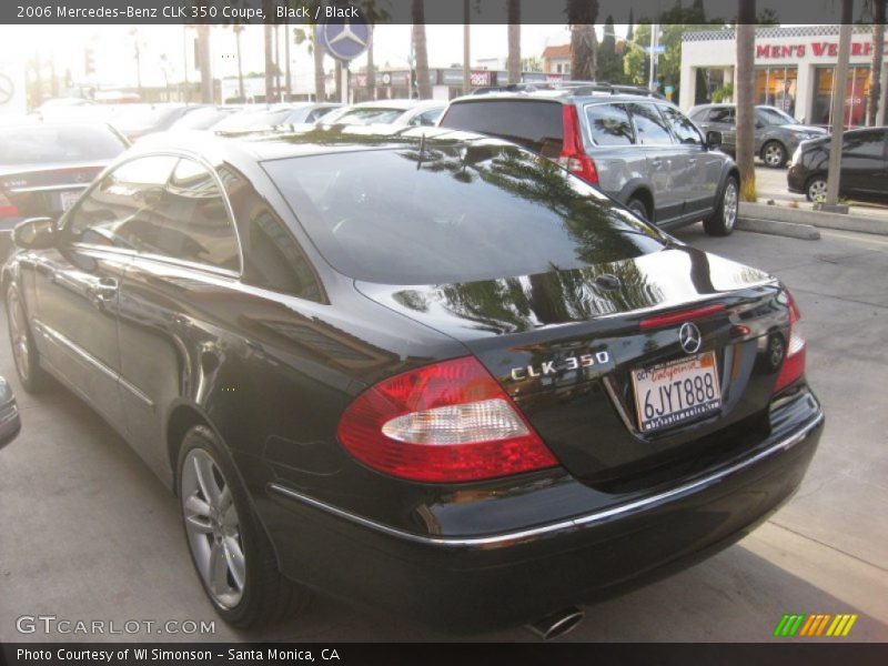 Black / Black 2006 Mercedes-Benz CLK 350 Coupe